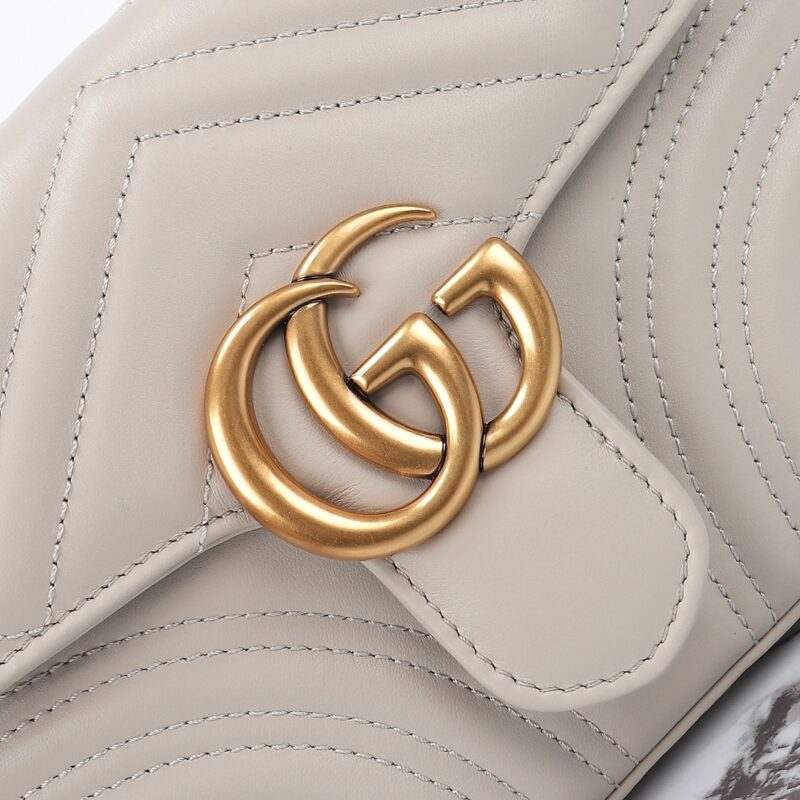 Replica Gucci GG Marmont Top Handle Beige 5 Replica Gucci GG Marmont Top Handle Beige - authentic-look luxury purse replica