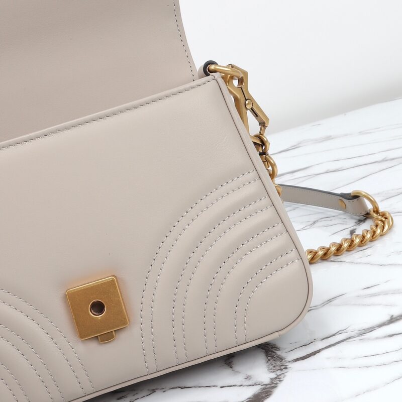 Replica Gucci GG Marmont Top Handle Beige 9 Replica Gucci GG Marmont Top Handle Beige - high-quality designer bag clone