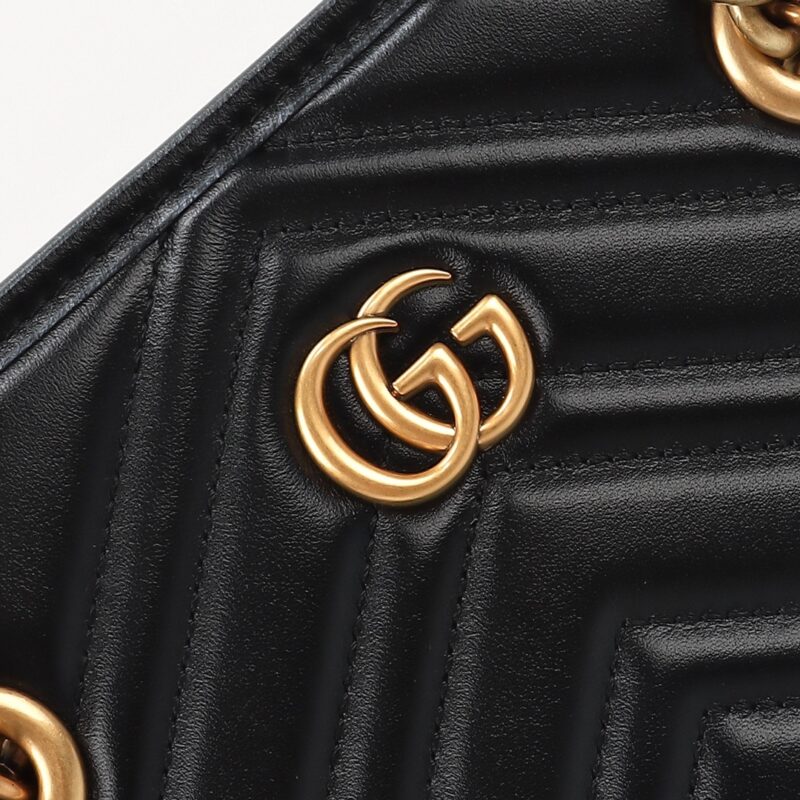 Replica Gucci GG Marmont Tote Black 10 Replica Gucci GG Marmont Tote Black - high-quality designer bag clone