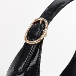 Replica Gucci G Jackie Small Patent Black 9 Replica Gucci G Jackie Small Patent Black - 1:1 designer replica handbag