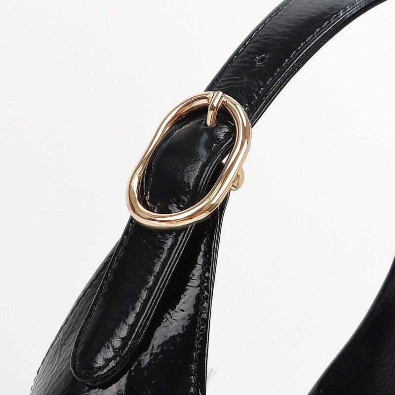 Replica Gucci G Jackie Small Patent Black 9 Replica Gucci G Jackie Small Patent Black - 1:1 designer replica handbag