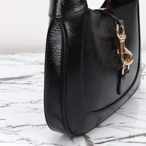 Replica Gucci G Jackie Small Patent Black 7 Replica Gucci G Jackie Small Patent Black - high-end fake designer purse