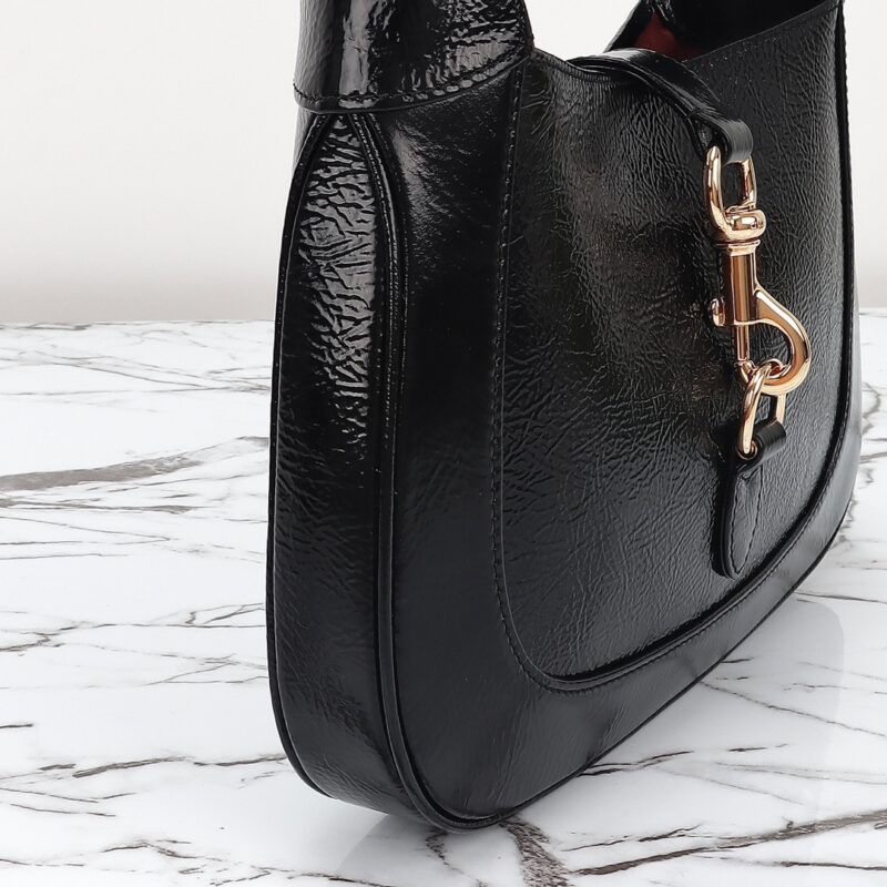 Replica Gucci G Jackie Small Patent Black 7 Replica Gucci G Jackie Small Patent Black - high-end fake designer purse