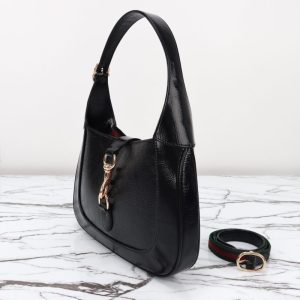 Replica Gucci G Jackie Small Patent Black 3 Replica Gucci G Jackie Small Patent Black - authentic-look luxury purse replica