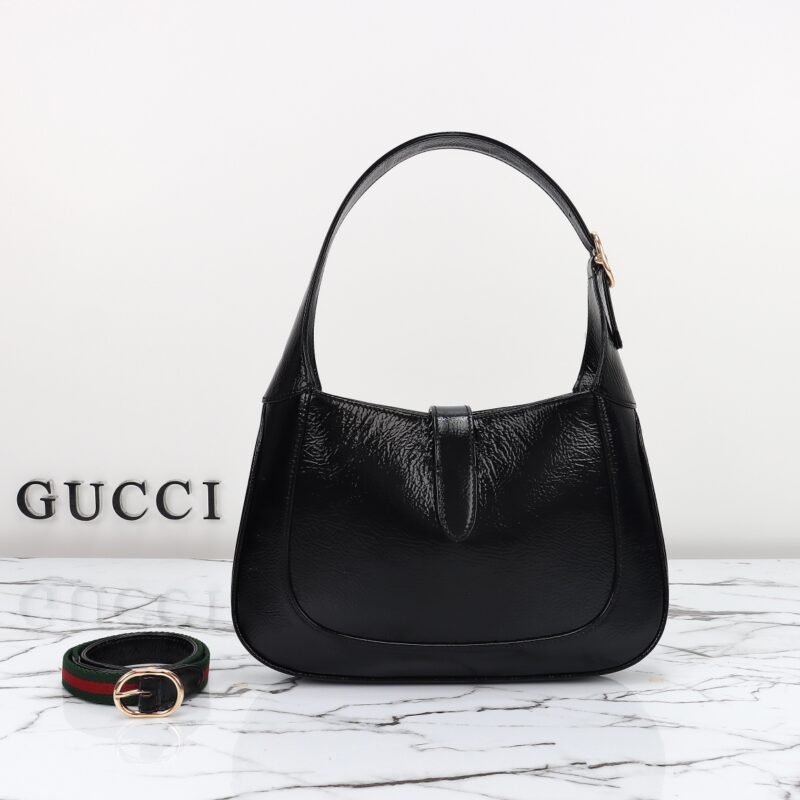 Replica Gucci G Jackie Small Patent Black 5 Replica Gucci G Jackie Small Patent Black - best quality luxury bag dupe