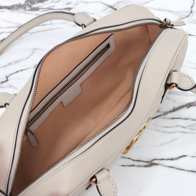 Replica Gucci Marmont Small Top Handle White 2 Replica Gucci Marmont Small Top Handle White - best-selling designer handbag dupe