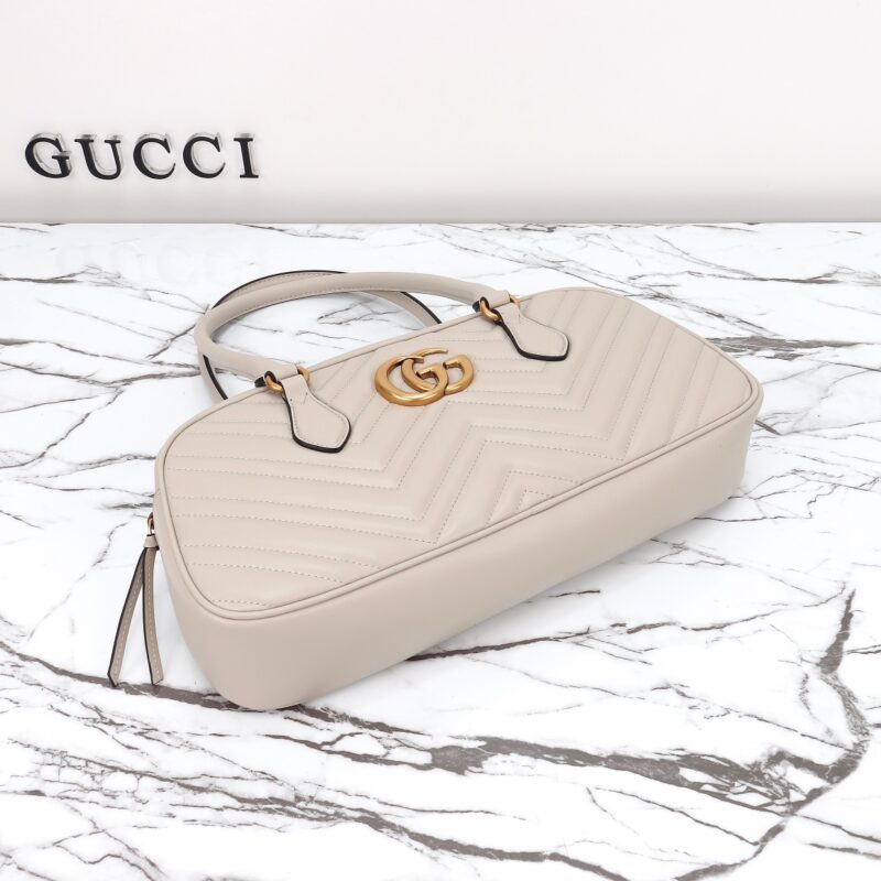Replica Gucci Marmont Small Top Handle White 3 Replica Gucci Marmont Small Top Handle White - top-rated replica designer bag