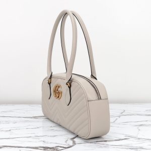 Replica Gucci Marmont Small Top Handle White 9 Replica Gucci Marmont Small Top Handle White - near-authentic luxury replica handbag