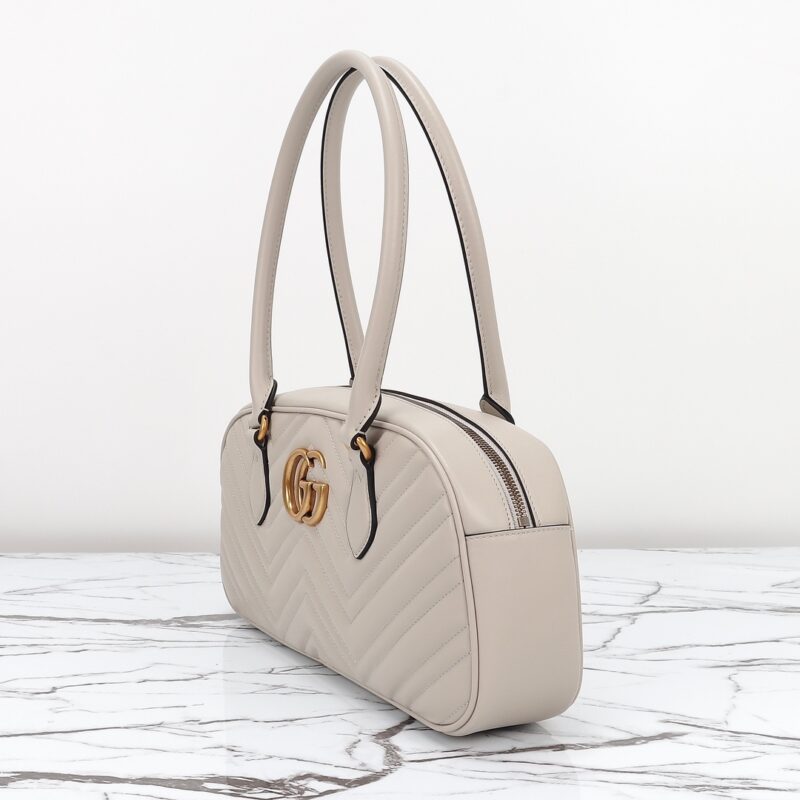 Replica Gucci Marmont Small Top Handle White 9 Replica Gucci Marmont Small Top Handle White - near-authentic luxury replica handbag