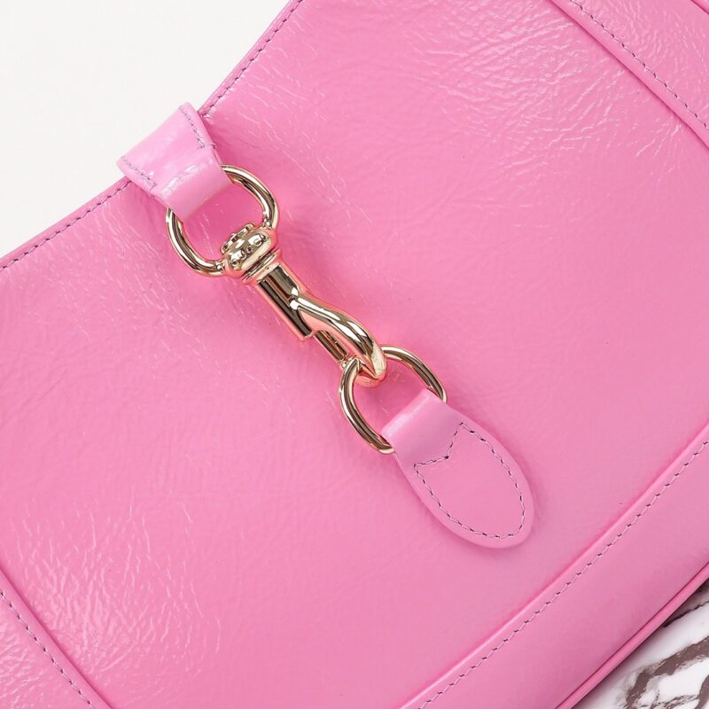 Replica Gucci G Jackie Small Patent Pink 4 Replica Gucci G Jackie Small Patent Pink - premium 1:1 fake handbag model