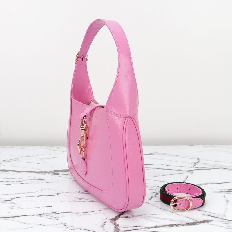 Replica Gucci G Jackie Small Patent Pink 5 Replica Gucci G Jackie Small Patent Pink - premium-grade designer purse dupe