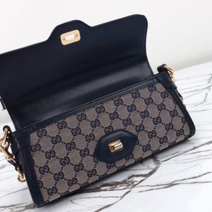 Replica Gucci Luce Shoulder Bag in Black 2 Replica Gucci Luce Shoulder Bag in Black - top-rated replica designer bag