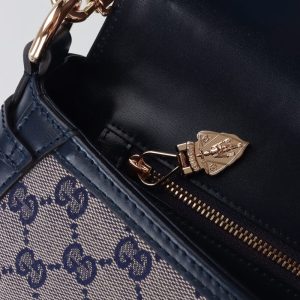 Replica Gucci Luce Shoulder Bag in Black 8 Replica Gucci Luce Shoulder Bag in Black - realistic designer-inspired fake bag