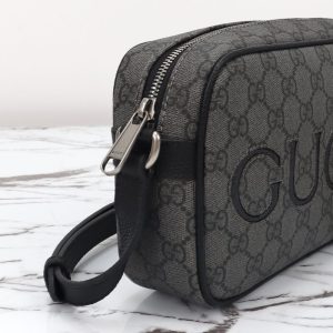 Replica Gucci GG Mini Shoulder Bag Grey 2024 3 Replica Gucci GG Mini Shoulder Bag Grey 2024 - ultra-realistic fake designer tote