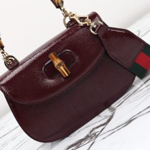 Replica Gucci Bamboo 1947 Bordeaux - high-accuracy replica luxury purse