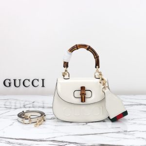 Replica Gucci Bamboo 1947 Patent White 3 Replica Gucci Bamboo 1947 Patent White - realistic designer-inspired fake bag