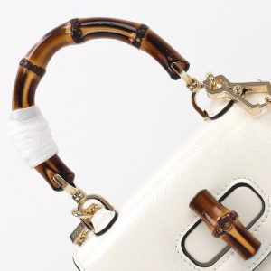 Replica Gucci Bamboo 1947 Patent White 4 Replica Gucci Bamboo 1947 Patent White - premium-grade designer purse dupe