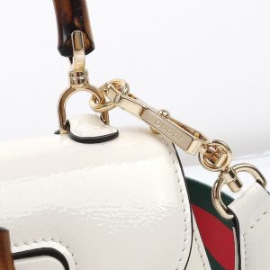 Replica Gucci Bamboo 1947 Patent White 6 Replica Gucci Bamboo 1947 Patent White - realistic designer-inspired fake bag