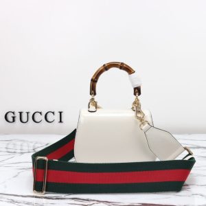 Replica Gucci Bamboo 1947 Patent White 11 Replica Gucci Bamboo 1947 Patent White - high-quality designer bag clone
