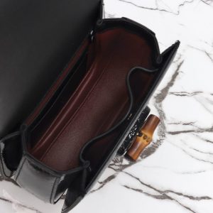 Replica Gucci Bamboo 1947 Patent Black 2 Replica Gucci Bamboo 1947 Patent Black - best-selling designer handbag dupe