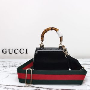 Replica Gucci Bamboo 1947 Patent Black 5 Replica Gucci Bamboo 1947 Patent Black - premium-grade designer purse dupe