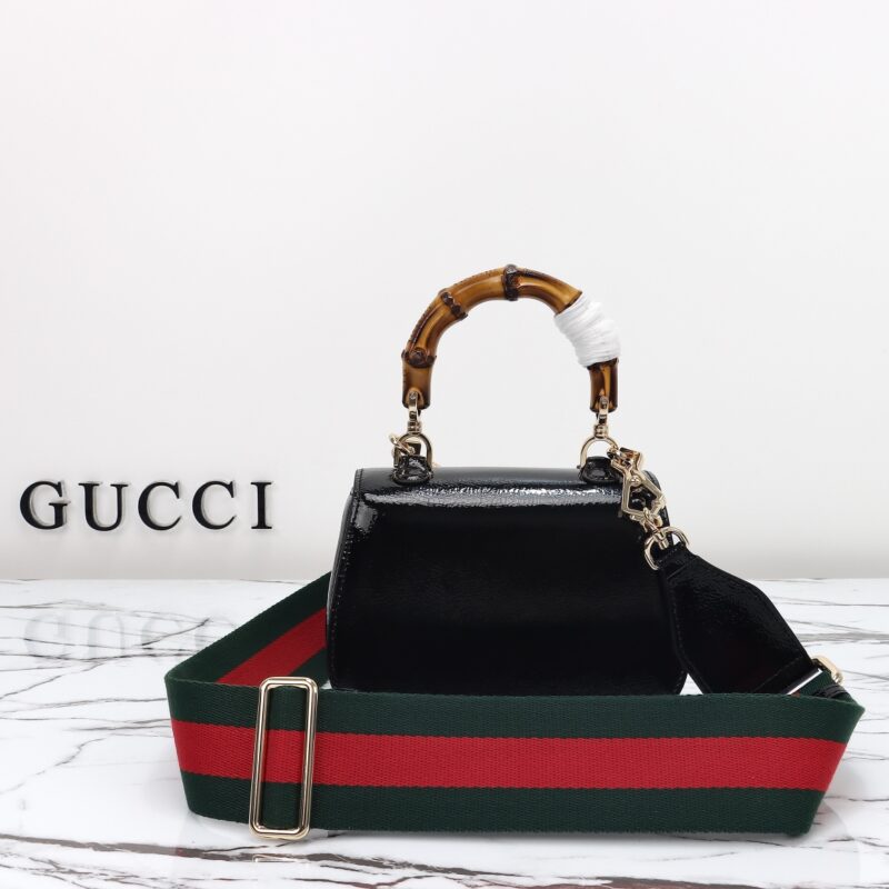 Replica Gucci Bamboo 1947 Patent Black 5 Replica Gucci Bamboo 1947 Patent Black - premium-grade designer purse dupe