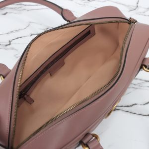 Replica Gucci Marmont Small Top Handle Pink 2 Replica Gucci Marmont Small Top Handle Pink - authentic-look luxury purse replica