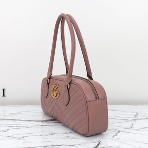 Replica Gucci Marmont Small Top Handle Pink 3 Replica Gucci Marmont Small Top Handle Pink - top-rated replica designer bag
