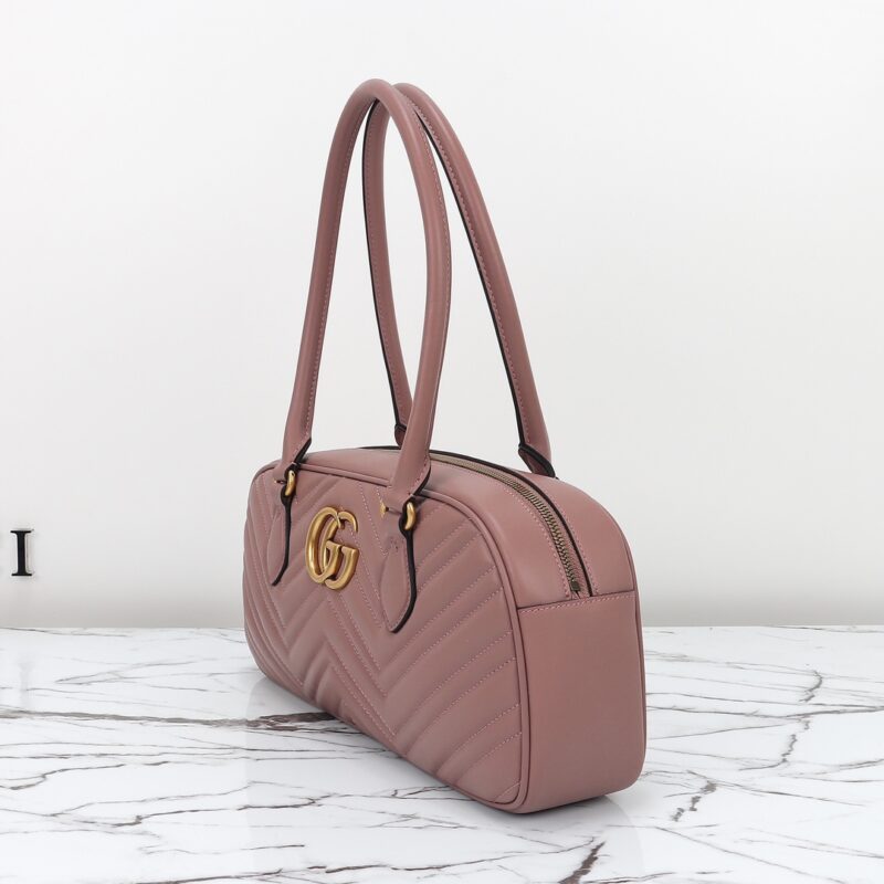 Replica Gucci Marmont Small Top Handle Pink 3 Replica Gucci Marmont Small Top Handle Pink - top-rated replica designer bag