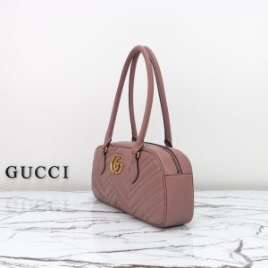 Replica Gucci Marmont Small Top Handle Pink 4 Replica Gucci Marmont Small Top Handle Pink - authentic-look luxury purse replica