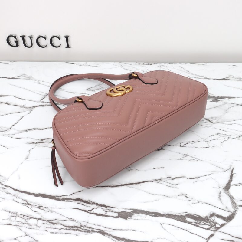 Replica Gucci Marmont Small Top Handle Pink 5 Replica Gucci Marmont Small Top Handle Pink - best quality luxury bag dupe