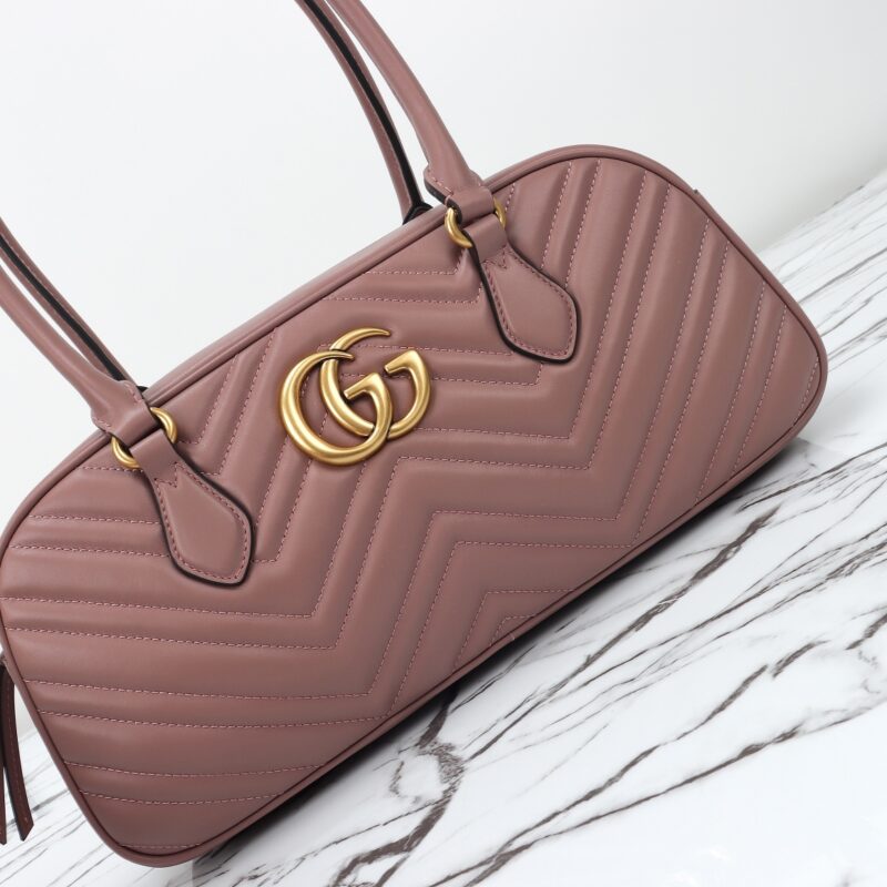 Replica Gucci Marmont Small Top Handle Pink 9 Replica Gucci Marmont Small Top Handle Pink - realistic designer-inspired fake bag