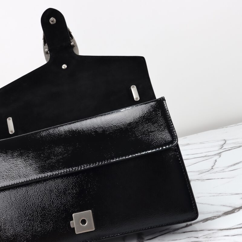 Replica Gucci Dionysus Small Shoulder Bag Patent Black 5 Replica Gucci Dionysus Small Shoulder Bag Patent Black - high-accuracy replica luxury purse