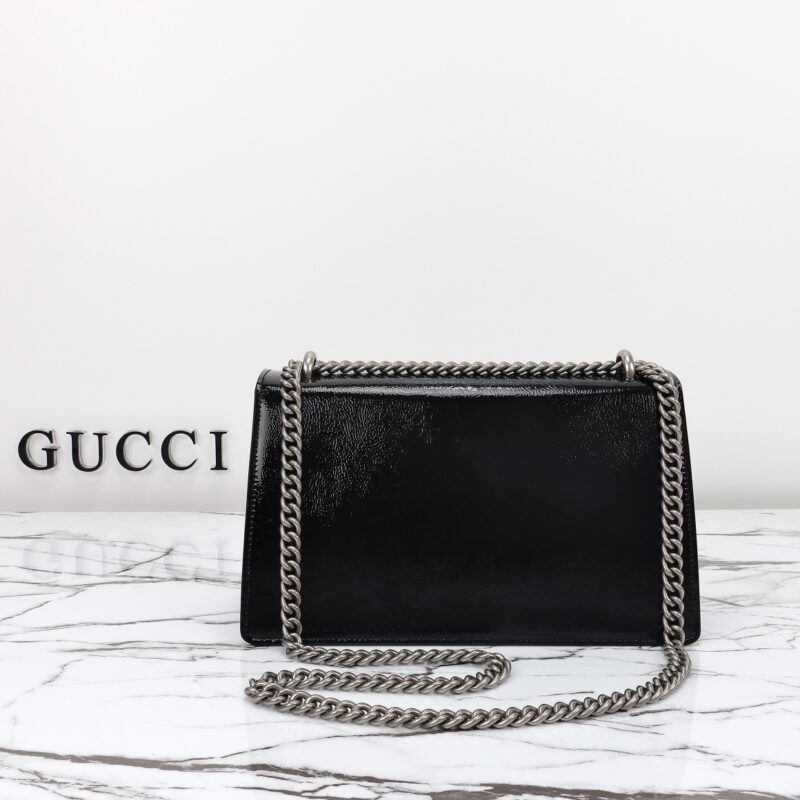 Replica Gucci Dionysus Small Shoulder Bag Patent Black 3 Replica Gucci Dionysus Small Shoulder Bag Patent Black - top-rated replica designer bag