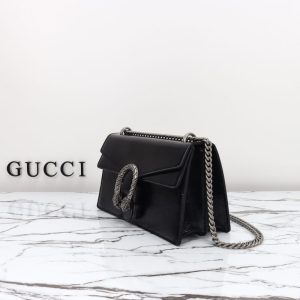 Replica Gucci Dionysus Small Shoulder Bag Patent Black 9 Replica Gucci Dionysus Small Shoulder Bag Patent Black - high-end fake designer purse