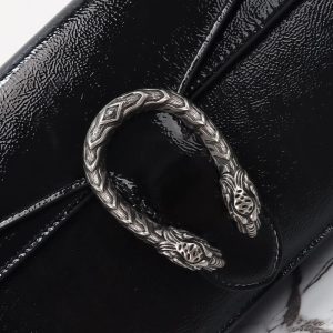 Replica Gucci Dionysus Small Shoulder Bag Patent Black 6 Replica Gucci Dionysus Small Shoulder Bag Patent Black - best-selling designer handbag dupe