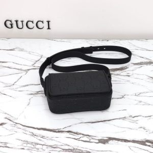 Replica Gucci Mini Cross Body Full Black 2 Replica Gucci Mini Cross Body Full Black - premium 1:1 fake handbag model