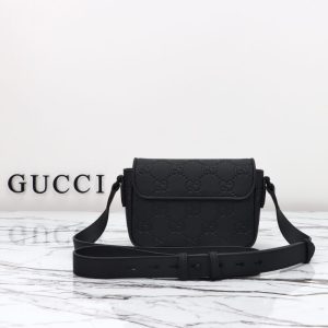Replica Gucci Mini Cross Body Full Black 4 Replica Gucci Mini Cross Body Full Black - high-end fake designer purse