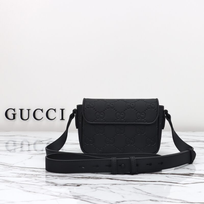Replica Gucci Mini Cross Body Full Black 4 Replica Gucci Mini Cross Body Full Black - high-end fake designer purse