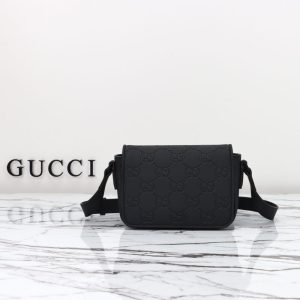 Replica Gucci Mini Cross Body Full Black 7 Replica Gucci Mini Cross Body Full Black - premium 1:1 fake handbag model