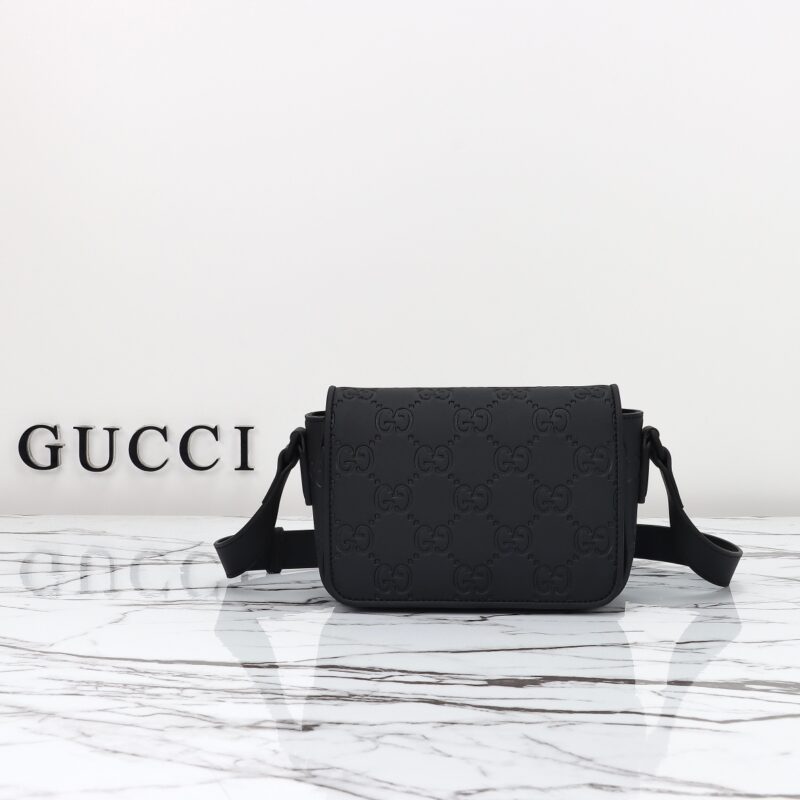 Replica Gucci Mini Cross Body Full Black 7 Replica Gucci Mini Cross Body Full Black - premium 1:1 fake handbag model