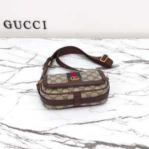 Replica Gucci Ophidia GG Shoulder Bag Brown 12 Replica Gucci Ophidia GG Shoulder Bag Brown - elite superclone designer purse