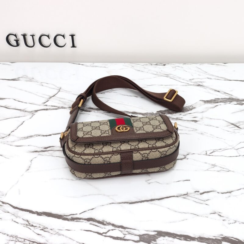 Replica Gucci Ophidia GG Shoulder Bag Brown 12 Replica Gucci Ophidia GG Shoulder Bag Brown - elite superclone designer purse