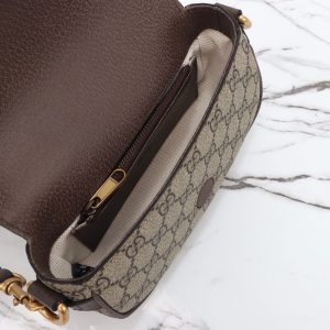 Replica Gucci Ophidia GG Shoulder Bag Brown 14 Replica Gucci Ophidia GG Shoulder Bag Brown - best-selling designer handbag dupe