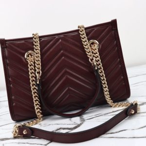 Replica Gucci GG Marmont Tote Bordeaux 7 Replica Gucci GG Marmont Tote Bordeaux - best-selling designer handbag dupe