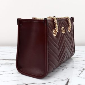 Replica Gucci GG Marmont Tote Bordeaux 5 Replica Gucci GG Marmont Tote Bordeaux - best-selling designer handbag dupe
