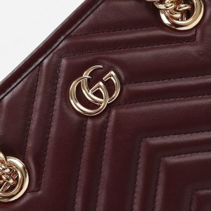 Replica Gucci GG Marmont Tote Bordeaux 3 Replica Gucci GG Marmont Tote Bordeaux - premium 1:1 fake handbag model