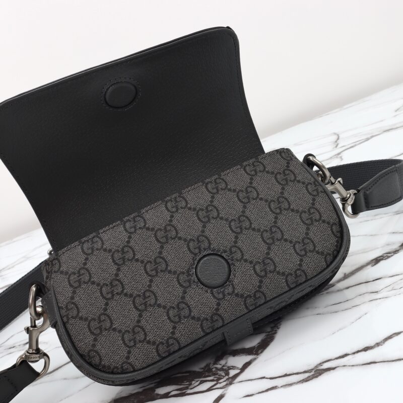 Replica Gucci Ophidia Super Mini Black 3 Replica Gucci Ophidia Super Mini Black - premium-grade designer purse dupe