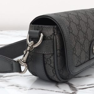 Replica Gucci Ophidia Super Mini Black 7 Replica Gucci Ophidia Super Mini Black - authentic-look luxury purse replica