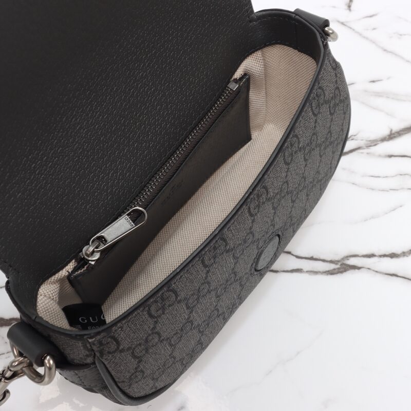 Replica Gucci Ophidia Super Mini Black 9 Replica Gucci Ophidia Super Mini Black - top-tier luxury replica shoulder bag